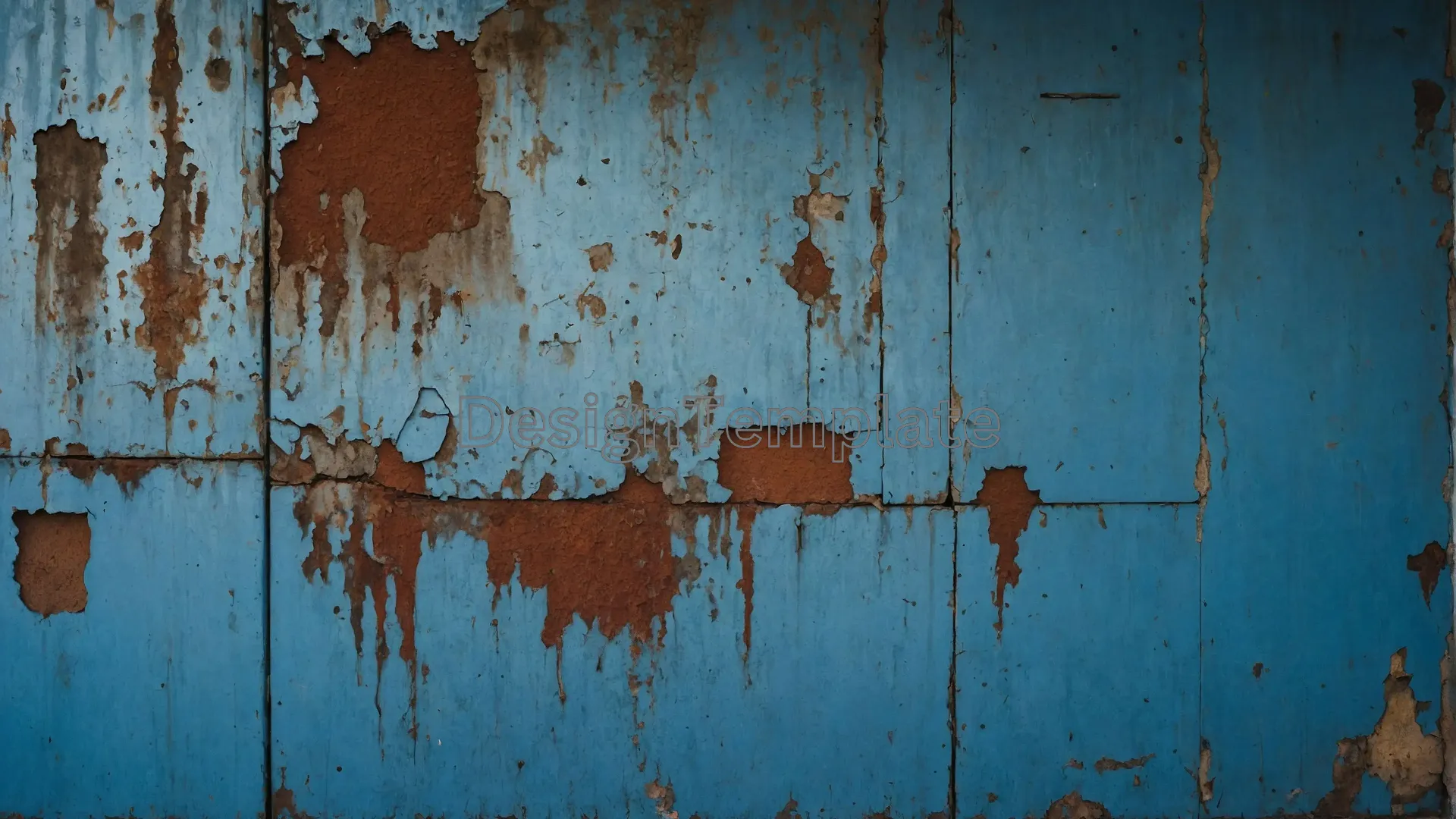 Ocean Blue Rust Patterns Deterioration Background